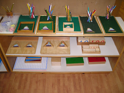 NAMC montessori prepared environment math shelves teacher preparation