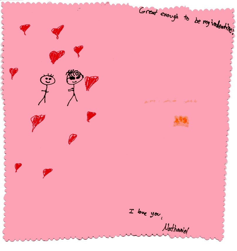 why celebrate valentine's day NAMC montessori classroom student made card