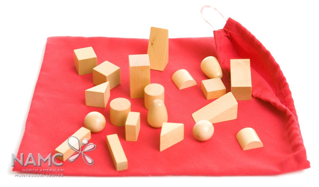 wooden objects laid out on Mystery Bag