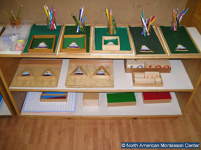 NAMC montessori teacher training program summer studies math shelf