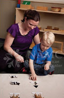 NAMC montessoridaily preparation routines preschool environment planning space time labeling animals