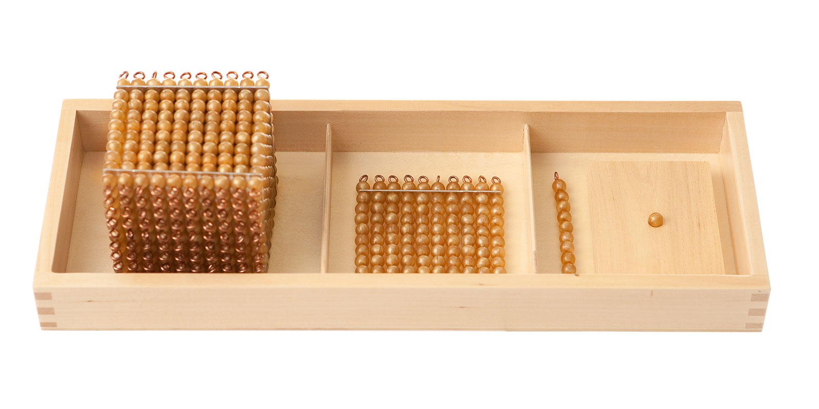 Favorite NAMC Montessori Material Preschool Kindergarten math Golden Bead