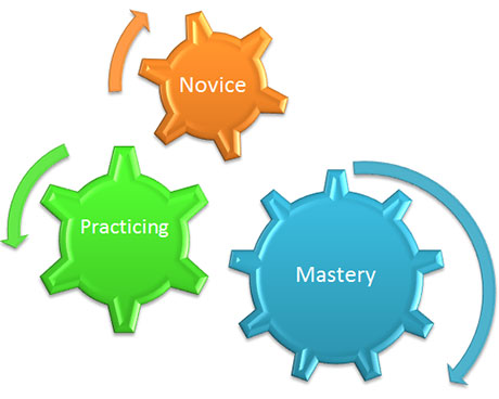 NAMC montessori teacher development three year cycle novice practicing mastery