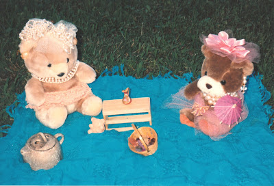 namc montessori encourages toddler independent play tea party teddy bears