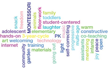 NAMC montessori tips finding right fit new montessori teacher wordle philosophy